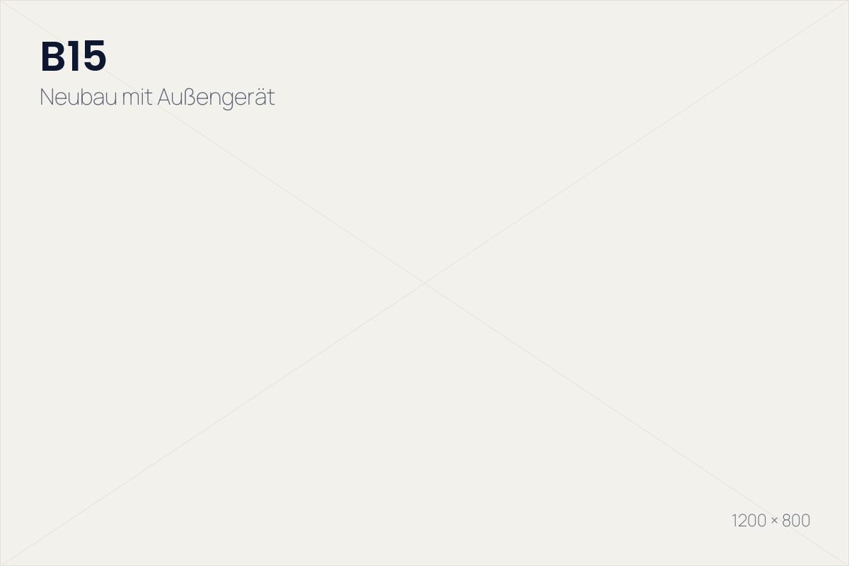 Neubau mit Lambda Wärmepumpe